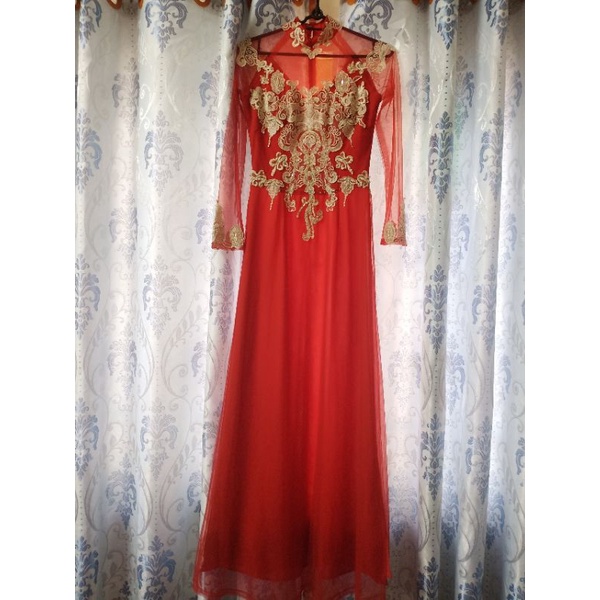 Áo dài cô dâu thanh lí