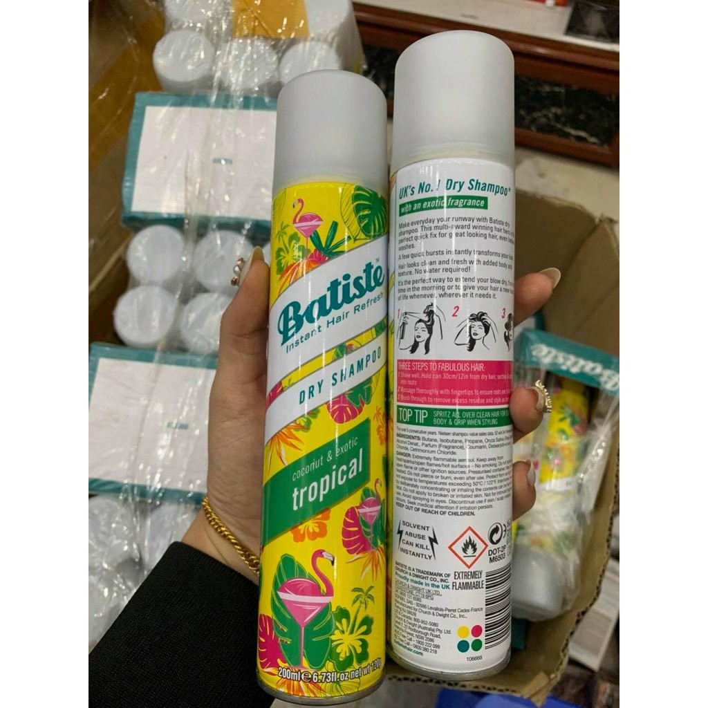 Dầu gội khô Batiste Dry Shampoo