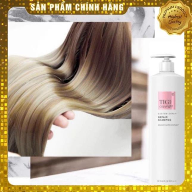 Dầu gội tigi copyright chính hãng 970ml | dầu cặp gội xả tím, xanh, đỏ, trắng phục hồi tóc nhuộm tóc hư tổn do hoá chất