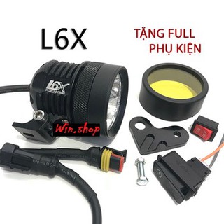 ĐÈN TRỢ SÁNG L6X CREE F1 , TẶNG FULL PHỤ KIỆN, KÍNH TÍM BẢN ĐẶC BIỆT