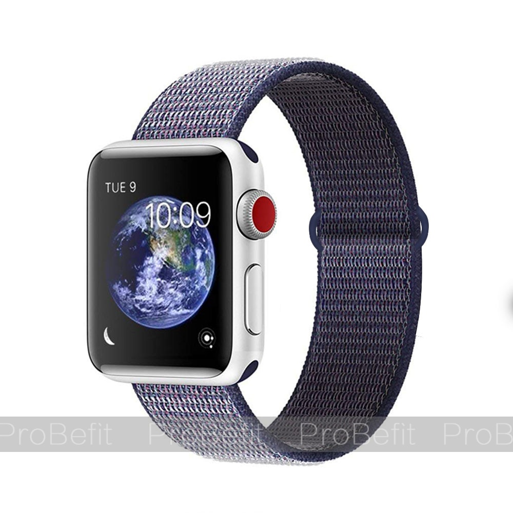 Dây Đeo Bằng Sợi Nylon 3 / 2 / 1 (38Mm / 42mm) Cho Iwatch Series 4 5 6 Se 40mm 44mm