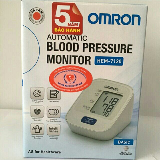 Máy đo huyết áp Omron Hem-7120