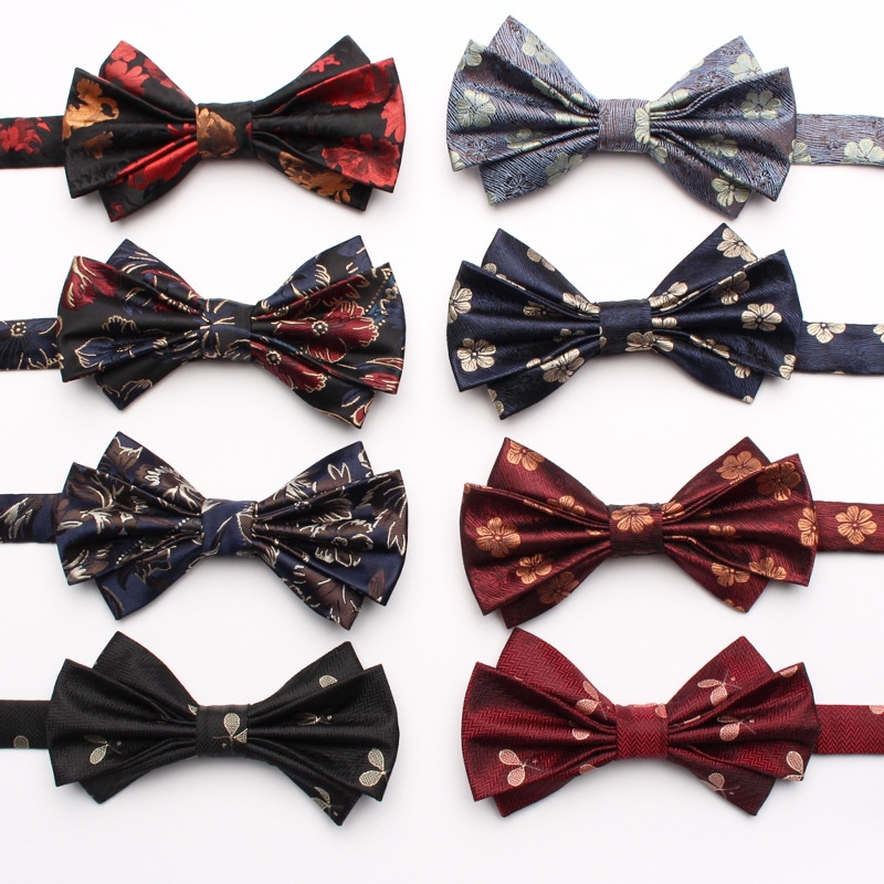 Nơ Đeo Cổ Bằng Vải Dệt Dệt Sợi Polyester Dành Cho Chú Rể/Chú Rể