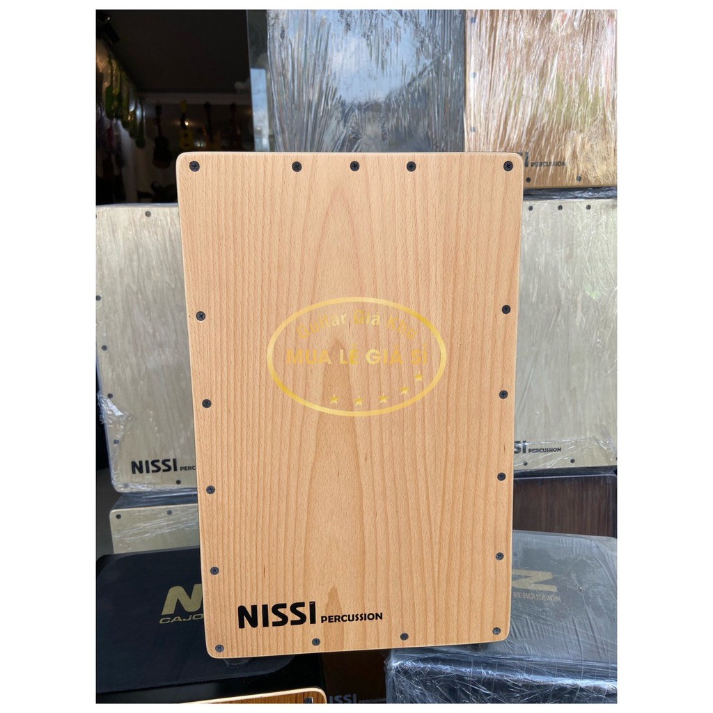 Trống Cajon Nissi 578 - Hàng chất lượng cho người mới tập chơi