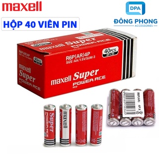 Hộp 40 Viên Pin Tiểu Maxell AA Chính Hãng