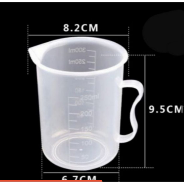 Ca Đong Nhựa Chia Vạch 250ml - 300ml Quai Liền Hoặc Quai Chữ L