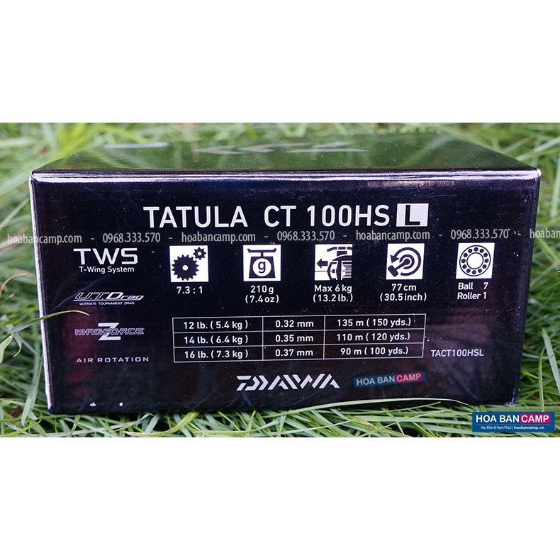 Máy Câu Ngang Daiwa 20 TATULA CT