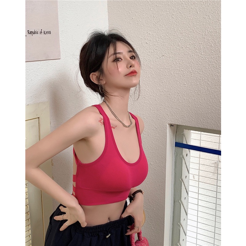 Áo Bra Nữ Hở Lưng Thiết Kế Dây Đan Chéo Siêu Sexy Mẫu Mới 05.E6