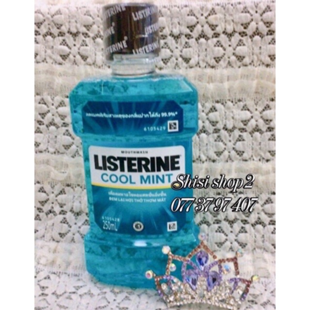 Nước súc miệng Listerine 250ml Thái lan