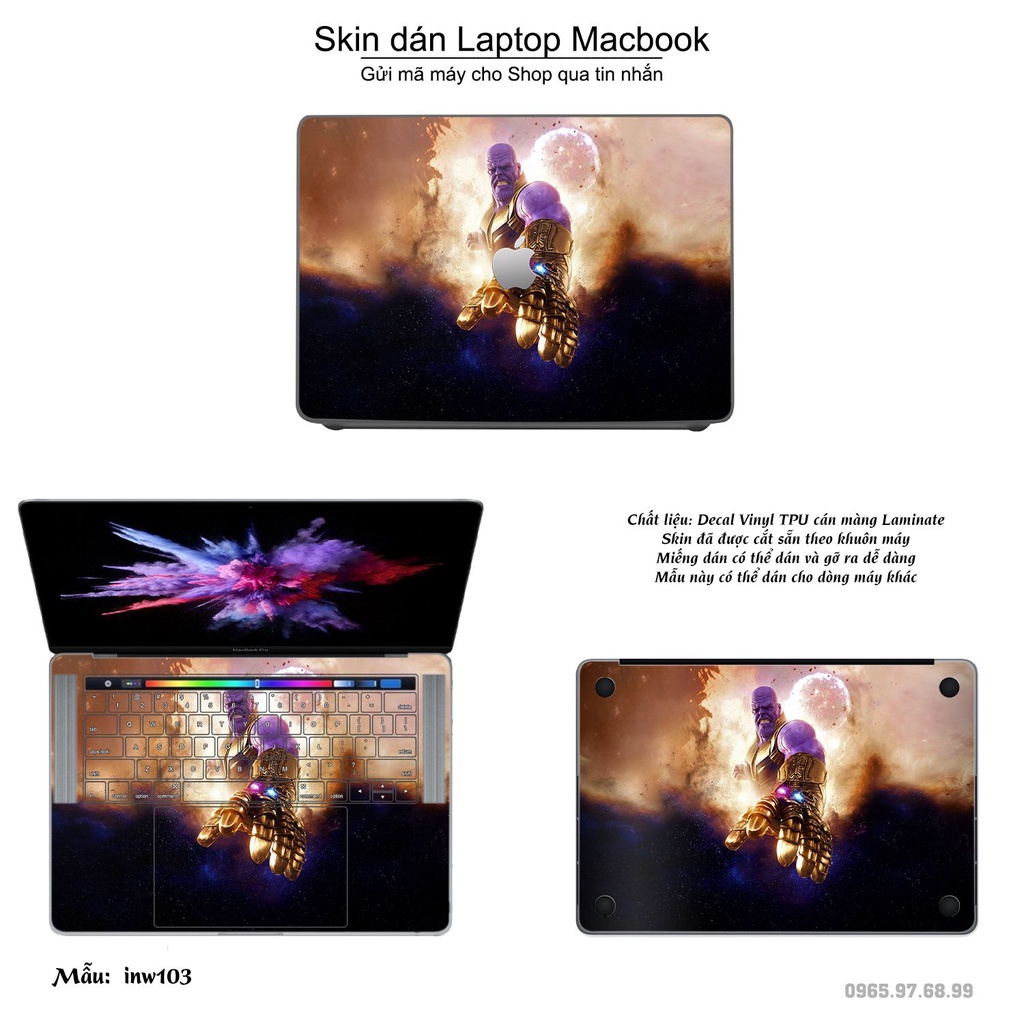 Skin dán Macbook mẫu hoạt hình animal - stic251 (đã cắt sẵn, inbox mã máy cho shop)