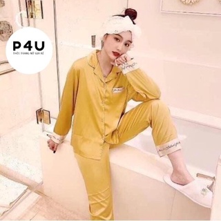 Đồ bộ mặc nhà lụa satin mềm mại mặc ở nhà thoáng mát