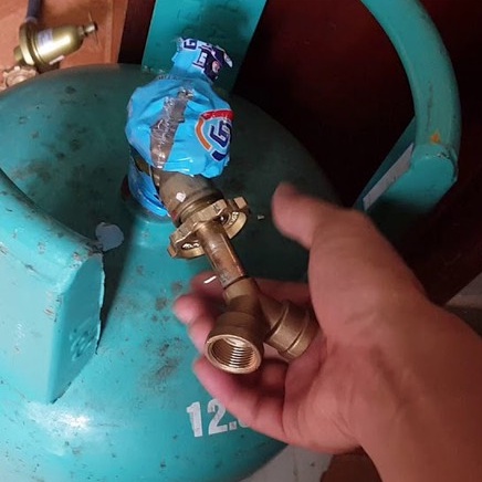 Chia Gas chữ Y Bằng Đồng Thau