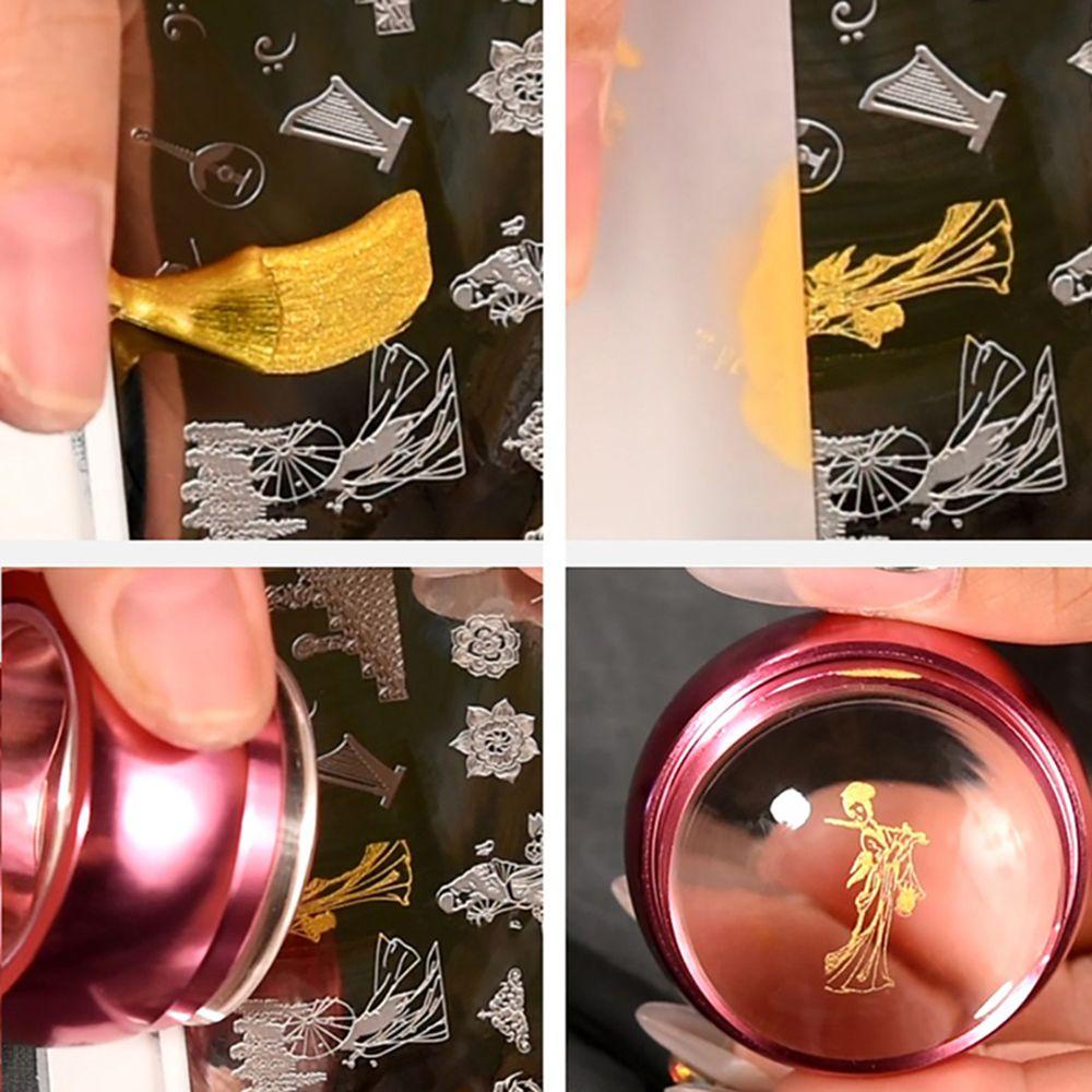 Bộ Dụng Cụ Hỗ Trợ Trang Trí Móng Tay Nghệ Thuật Bằng Kim Loại Dành Cho Nữ