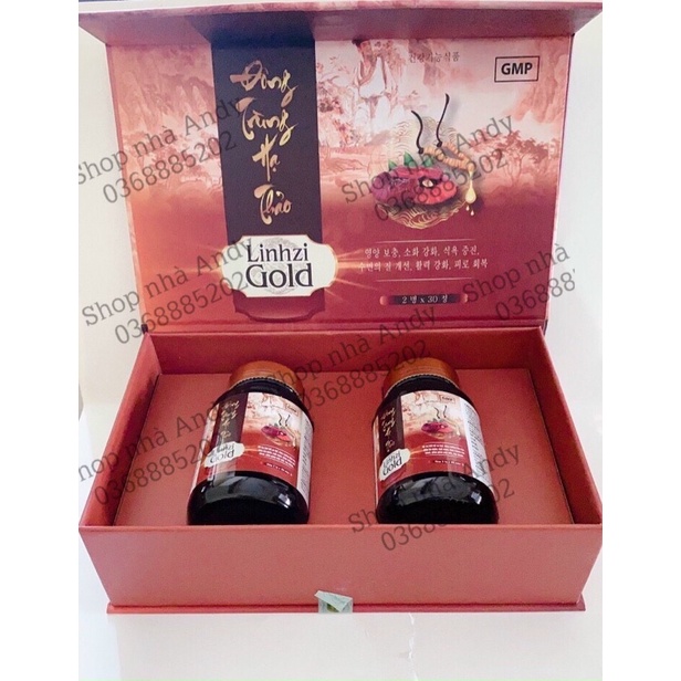 Đông trùng hạ thảo-Viên uống ăn ngon 30 viên x 2 tăng cường sức đề kháng bổ sung vitamin và khoáng chất giúp ăn ngủ ngon
