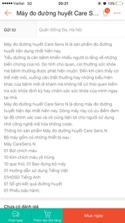 Máy đo đường huyết CaresensN