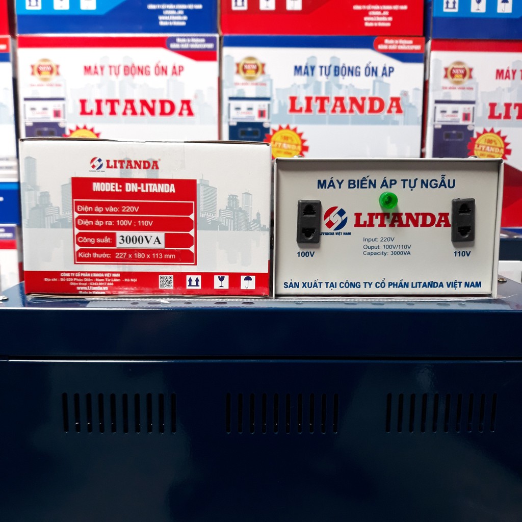 Bộ Đổi Nguồn 220V Ra 110V/ 100V 3000VA Litanda