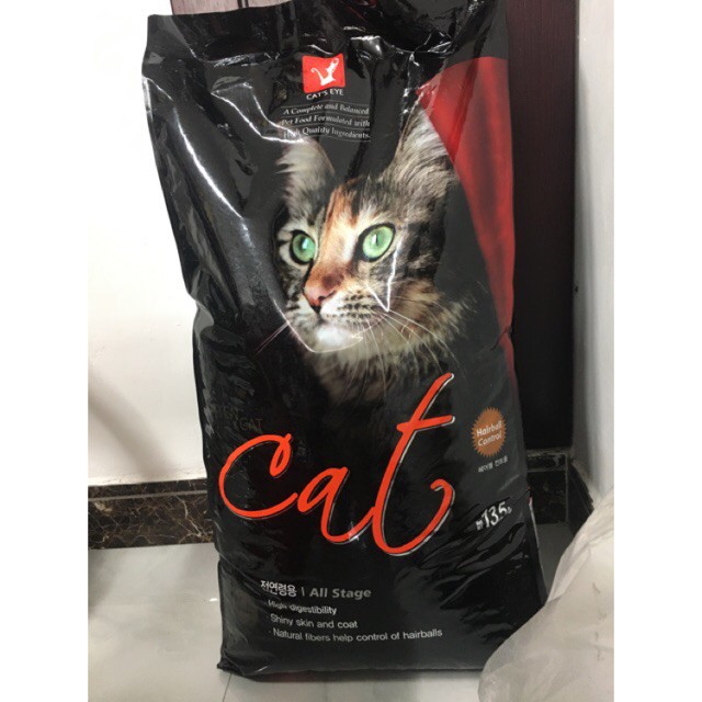 thức ăn mèo hàn quốc cat's eye bao 13.5kg