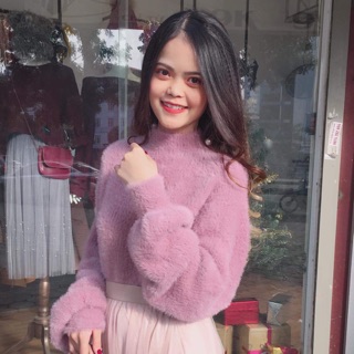 Áo len lông tay phồng