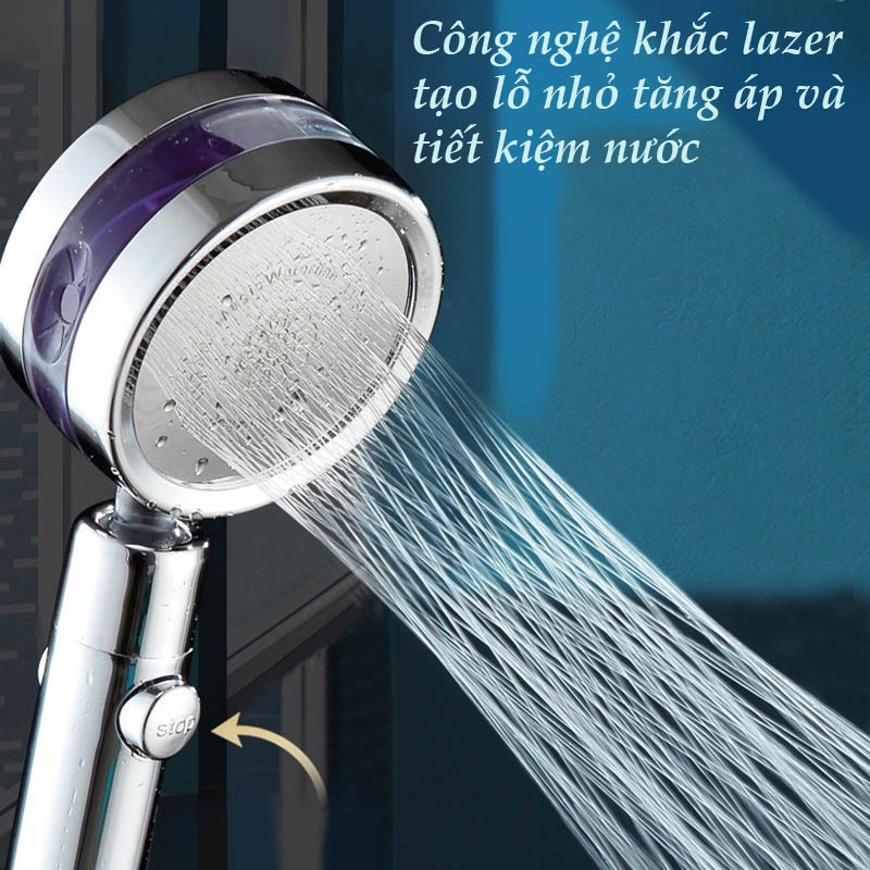 Vòi sen tăng áp sen tắm massage VHS5 chất liệu bền đẹp màu sắc sang trọng phù hợp mọi không gian nhà tắm