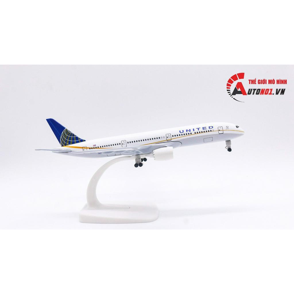 Mô hình máy bay United Boeing B787 20cm MB20035