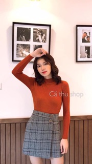 BÁN SỈ ÁO LEN CỔ 3 PHÂN NỮ SIÊU HÓT