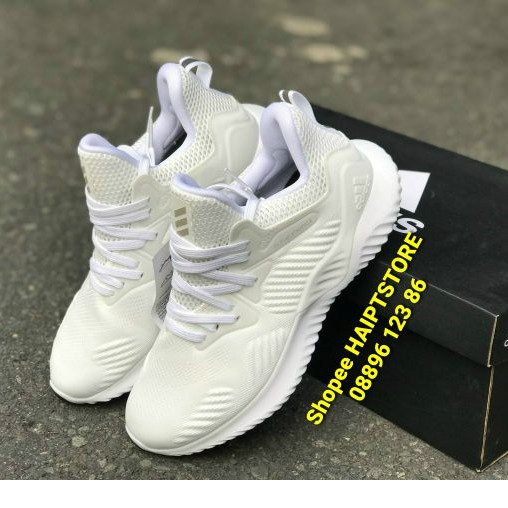 Giày Adidas Alphabounce Beyond White AC8274 Nam Nữ [Chính Hãng - Fullbox]