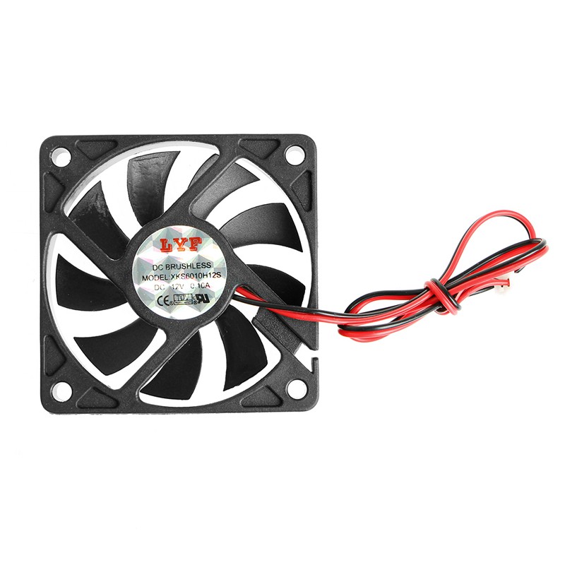 Quạt làm mát CPU DC 12V 2 chân nối cỡ 60x60x10mm chuyên dùng cho máy tính