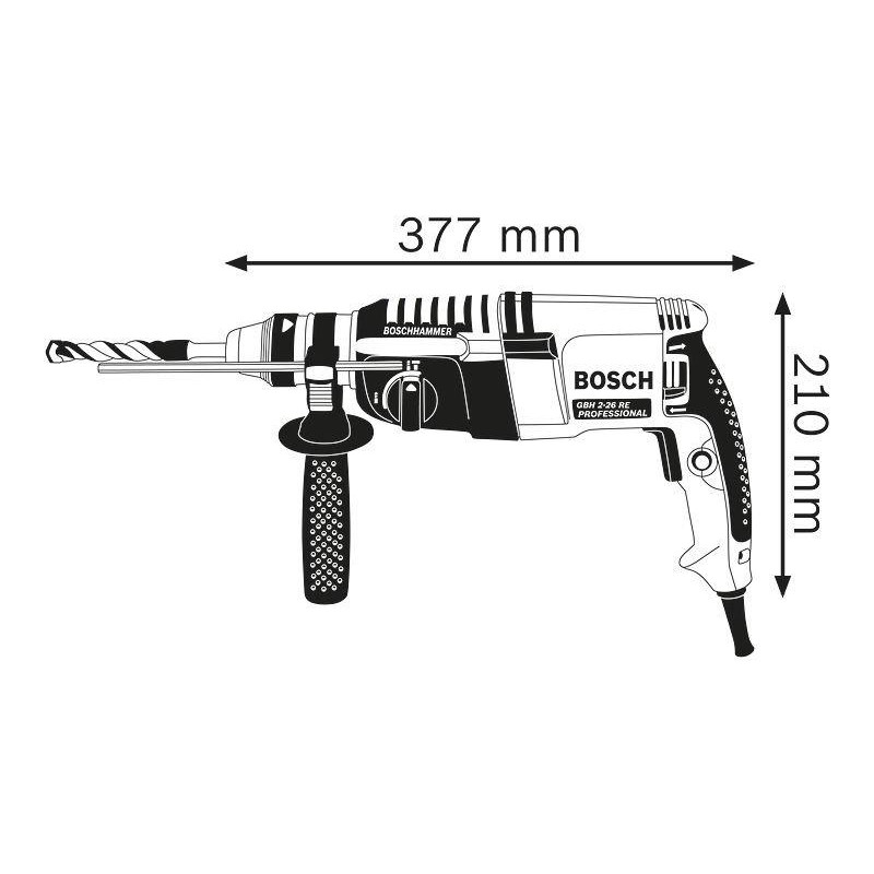 Máy khoan búa Bosch GBH 2-26 RE