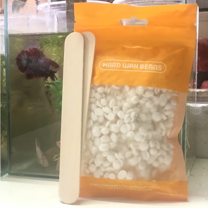 Sáp wax cao cấp hương dừa 100gr + 10ml mỡ trăn nguyên chất + 2 que sáp