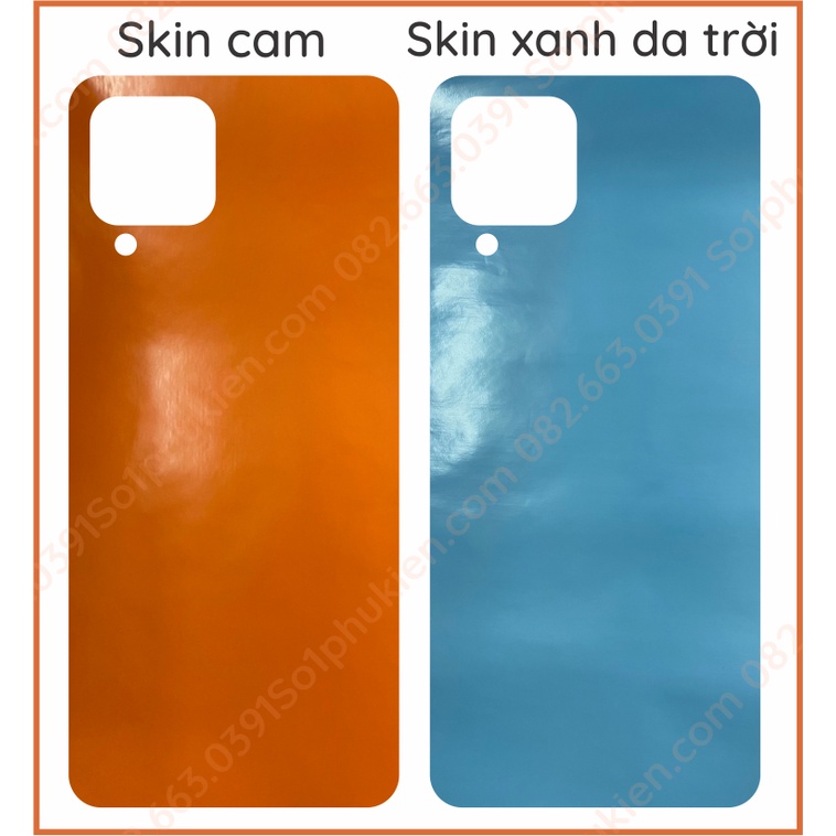 Miếng dán mặt lưng Samsung m32 skin carbon có nhiều màu để lựa chọn