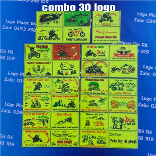 30 LOGO PHƯỢT PHẢN QUANG TEM PHƯỢT NHƯ HÌNH