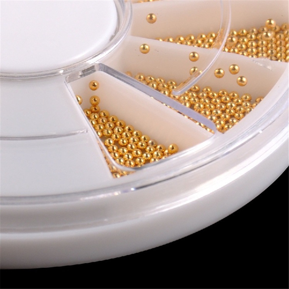 Bộ hạt làm bằng kim loại 3D để đính trang trí móng tay nghệ thuật