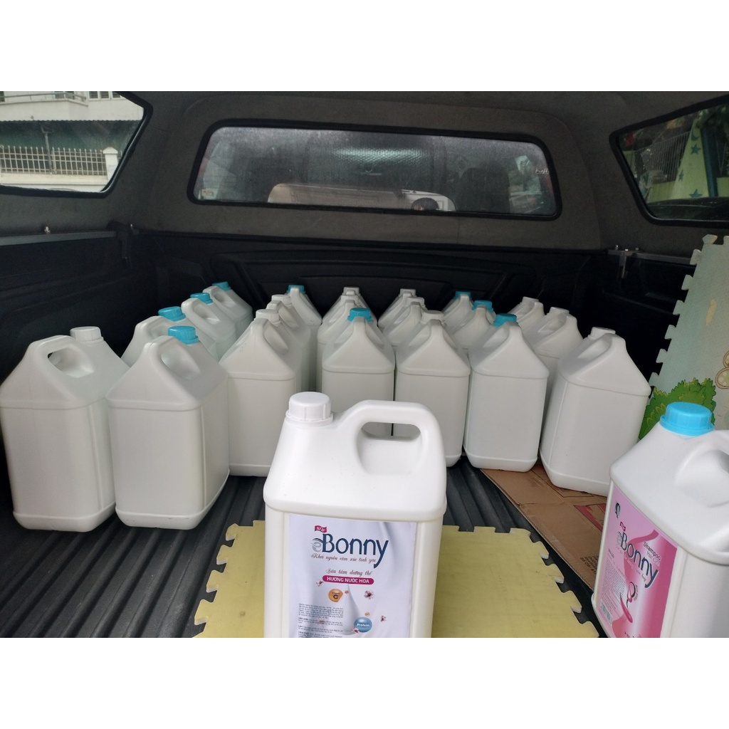 Sữa tắm can Bonny hương nước hoa thơm lâu, sữa tắm giá rẻ cho khách sạn, nhà nghỉ, hộ gia đình, Can 10 Lít
