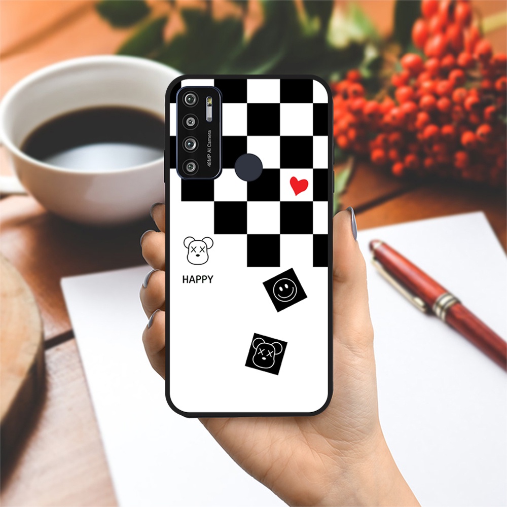 Ốp lưng Vsmart Joy 3/Joy 4/Active 3/Bee 3/Live/...dẻo đen hình Kaw Happy