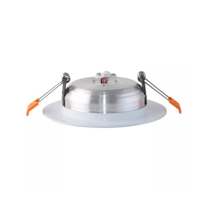Đèn led Downlight Rạng Đông AT10 viền vàng/viền bạc 7W một màu ánh sáng TRẮNG HOẶC VÀNG