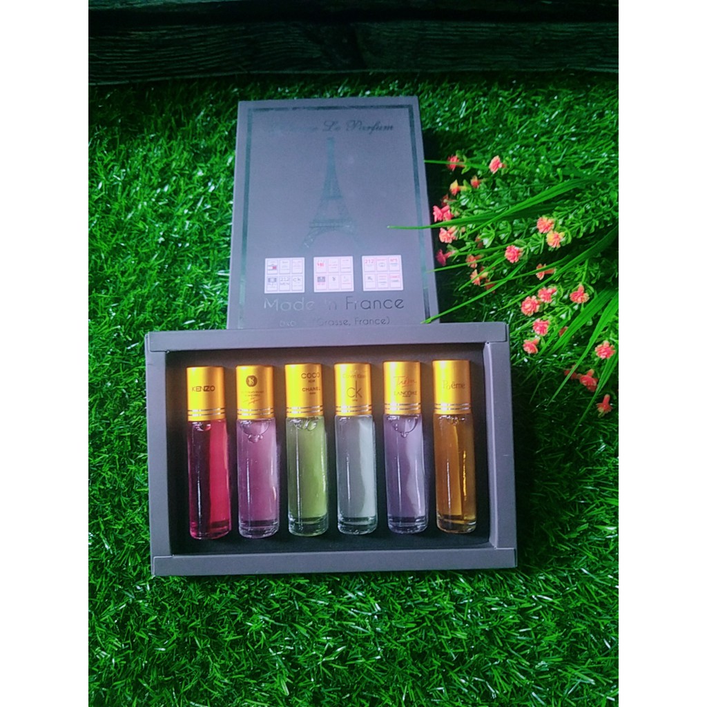 Nước Hoa Tinh Dầu  Nam Nữ Set 6 Chai Dạng Lăn Chai 20ml | BigBuy360 - bigbuy360.vn