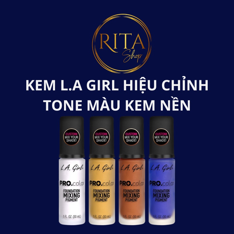 Kem LA Girl giúp hiệu chỉnh trung hòa tone màu kem nền