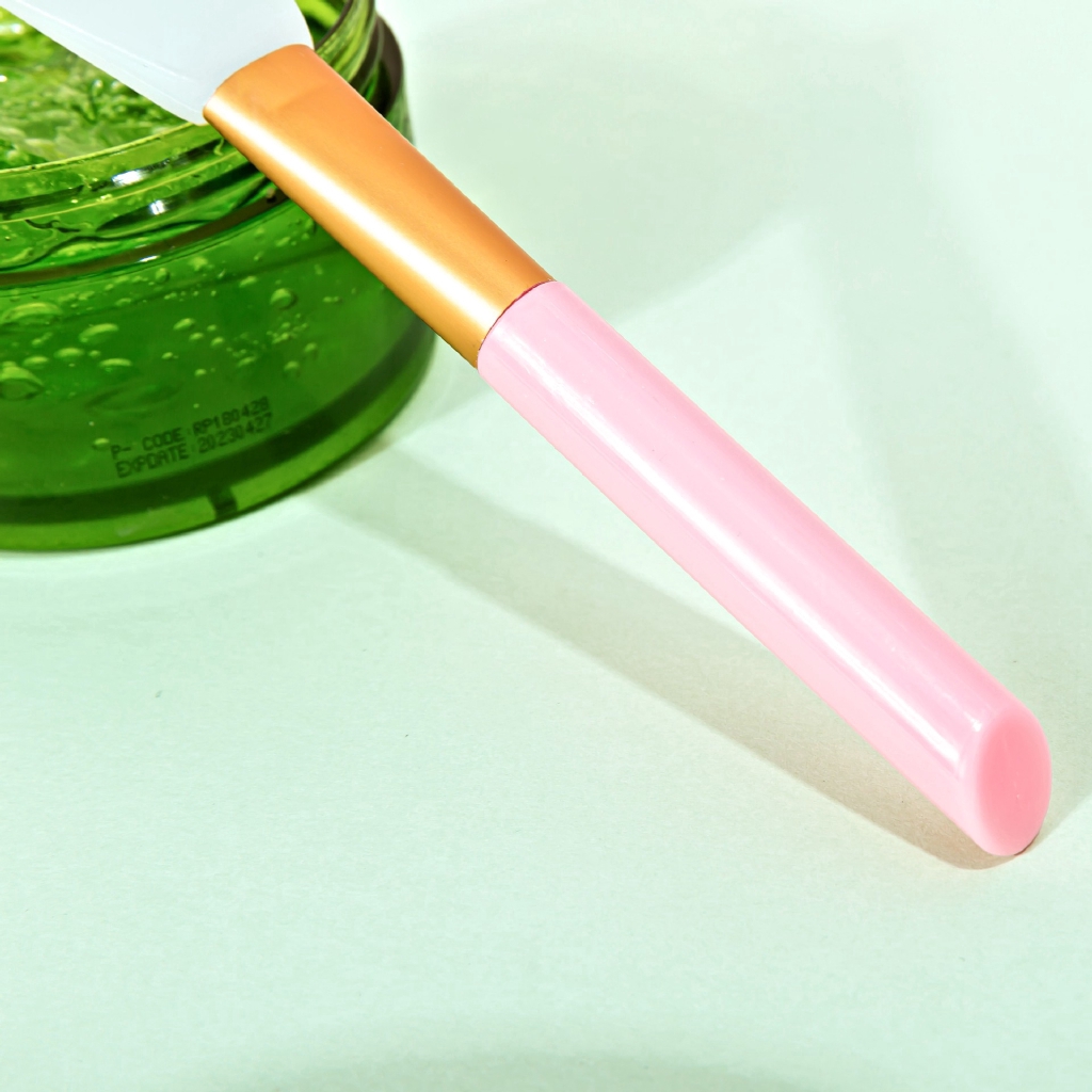 Cọ quết mặt nạ/ kem dưỡng da mặt DIY bằng silicone dẻo tiện dụng