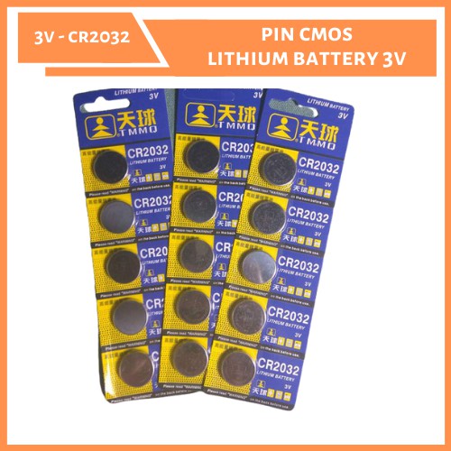 Pin Cmos CR2032 - 3V [Giá lẻ từng viên]