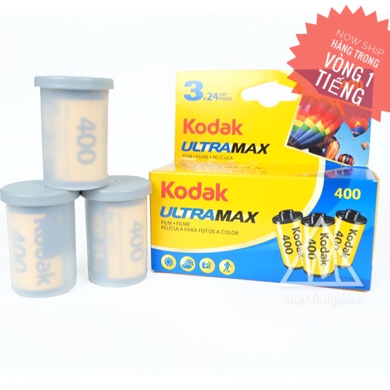 Film Kodak Ultramax 400, 24 tấm ,date mới nhất 2023 - film 135 - film 35