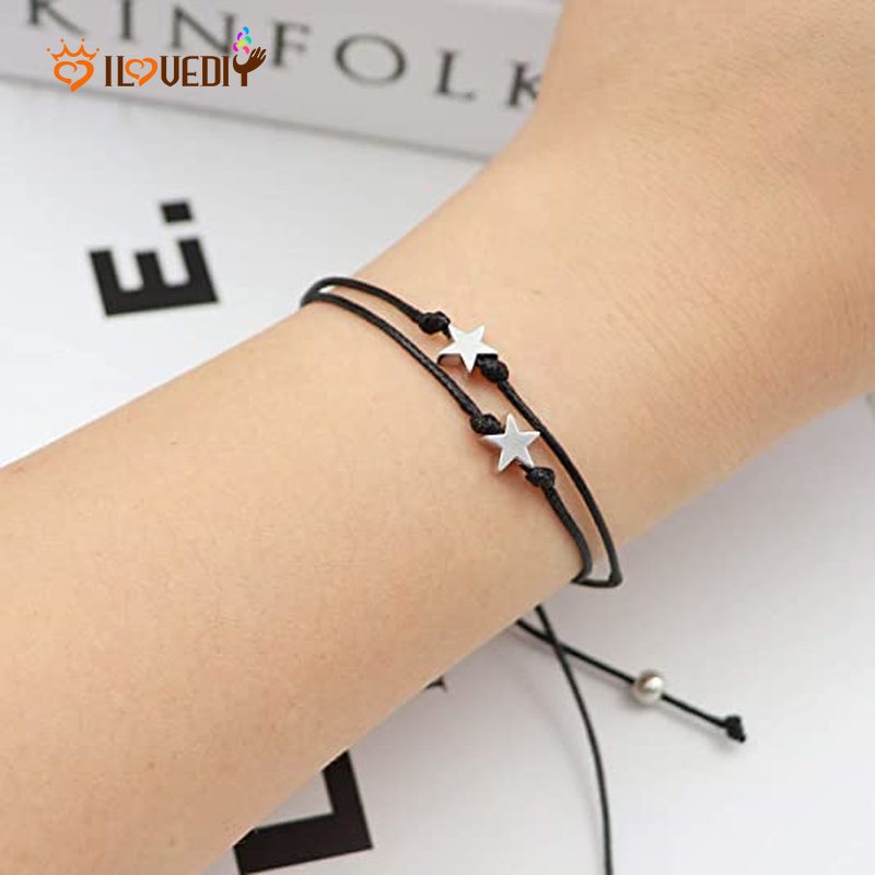 Vòng Tay Bện Dây Chống Thấm Nước Thời Trang Cho Nữ