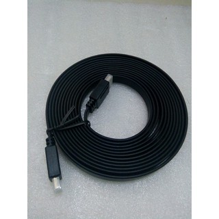 Cáp HDMI 5m dẹt đen