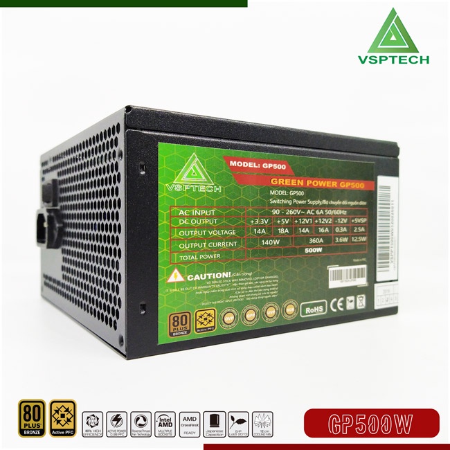 Combo Main H410 Cpu i3 10100F Ram 8GB và Nguồn 500W công suất thực