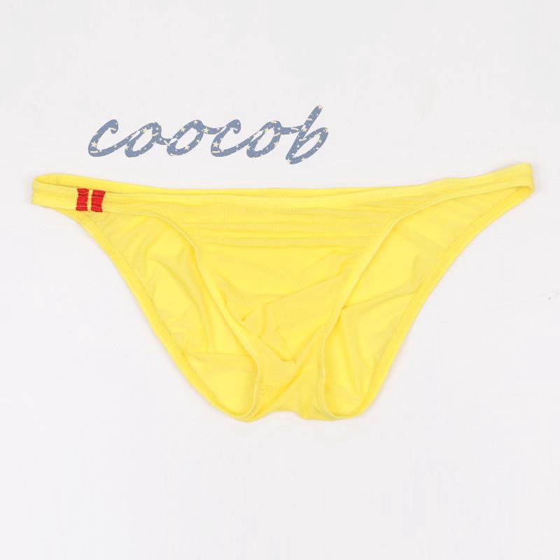 Quần lót bikini dây eo thấp màu trơn thời trang thoải mái gợi cảm dành cho bạn nam mặc vào ban đêm | WebRaoVat - webraovat.net.vn