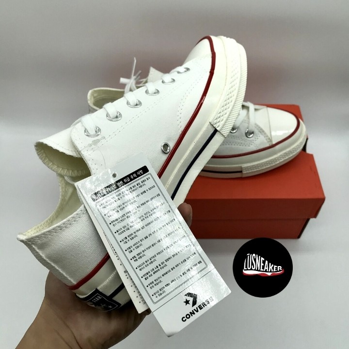 Giày Convers thấp cổ đen trắng 💝FREESHIP💝 Giầy thể thao nam nữ đủ size, Sneaker nữ trắng | BigBuy360 - bigbuy360.vn
