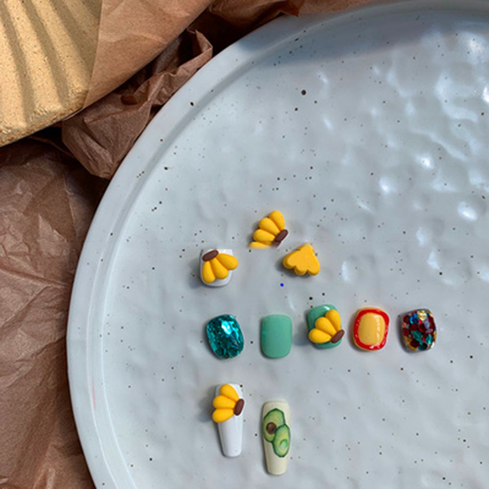 [Hàng mới về] Phụ kiện gắn trang trí móng tay hình hoạt hình 3D thời trang Nhật Bản