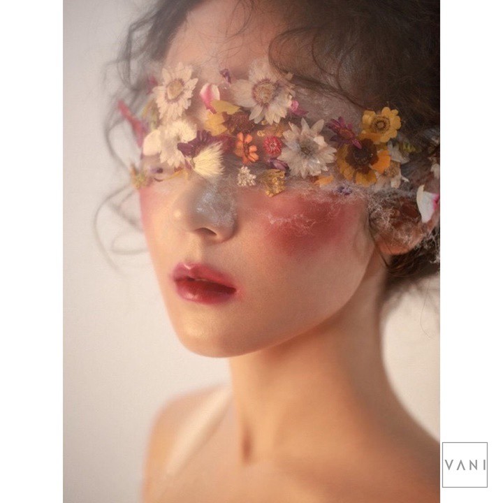 Set Hoa Khô Makeup, Phụ Kiện Trang Điểm, Cosplay Phong Cách Tiểu Thư Mộng Mơ - Vani Store [KIRA0057]