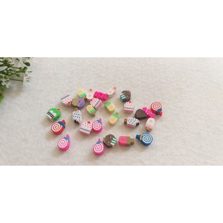 Đất sét Nhật vòng handmade loại cao cấp trang trí 5 cái