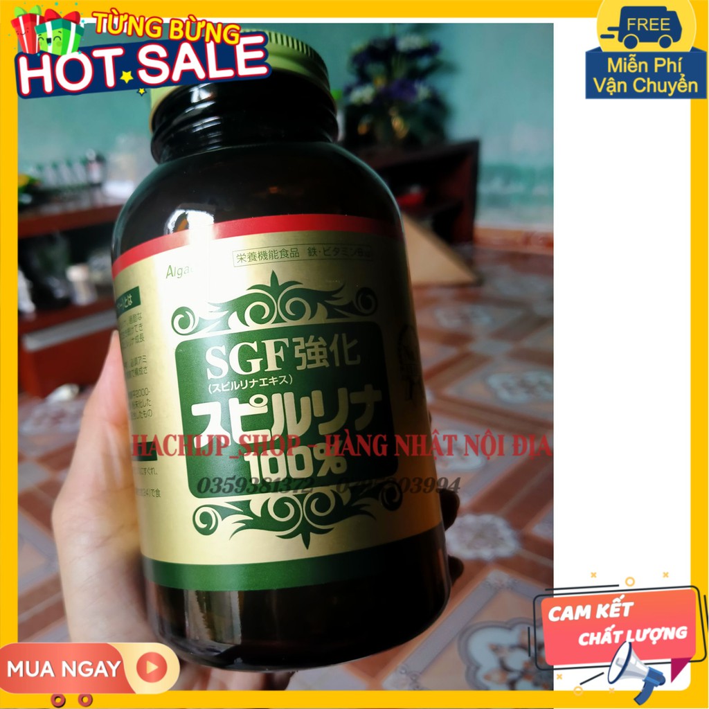 Hộp 1500V 1800V Tảo-xoắn Spirulina SGF dành cho ng tiểu-đường Nhật