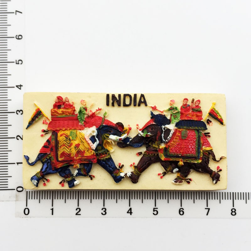India Nam Châm Dán Tủ Lạnh Du Lịch Lưu Niệm Đồ Lưu Niệm delhi stupa taj mahal saree